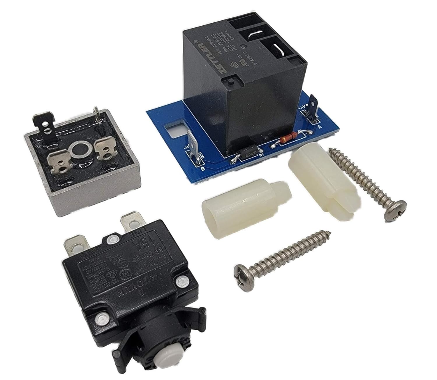 Upgrade Club Car Powerdrive 3 Charger Repair kit 26560 PD3 Relay Board 103428701 (TKPD3-L)