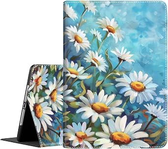 Case for Samsung Galaxy Tab S5e 10.5 2019 SM-T720/T725 Case, Multi-Angle Smart Stand Cover Auto Sleep/Wake for 2019 Galaxy Tab S5E 10.5" Tablet ,Watercolor Flowers Daisy