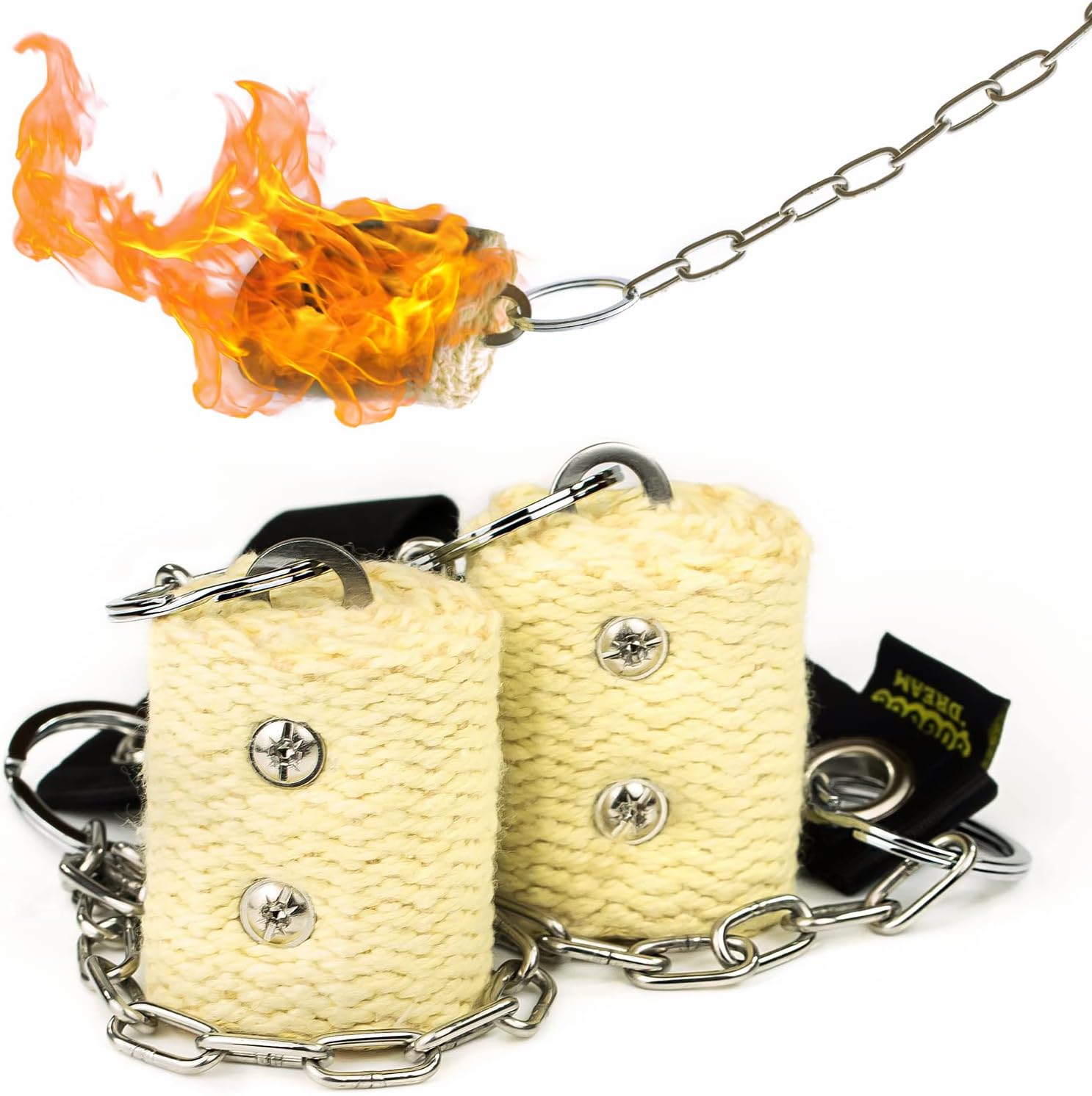 Juggle Dream 50mm Kevlar Wicks Fire Poi