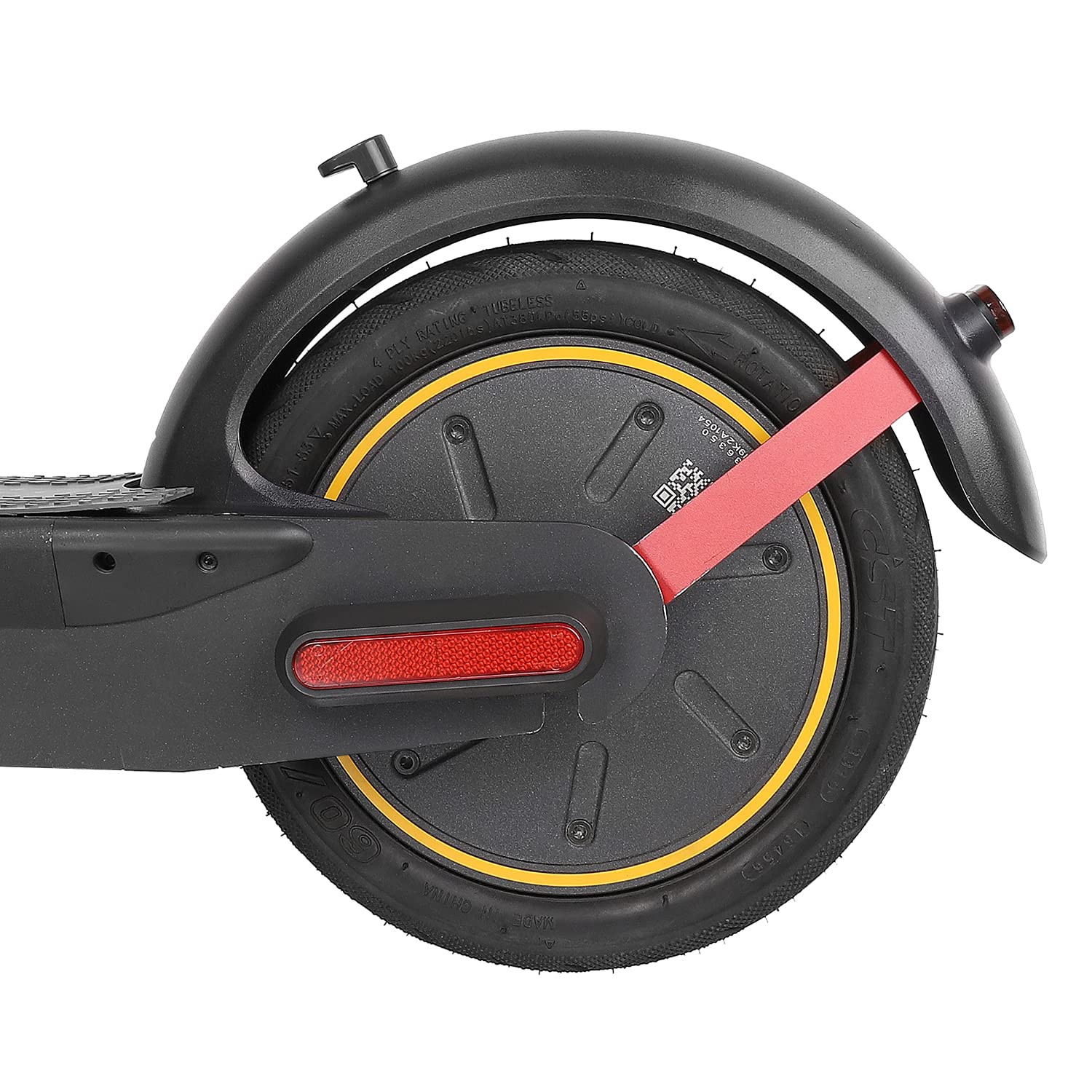 Kit parafango posteriore + fanale posteriore + supporto parafango posteriore per Segway Ninebot Max G30/G30D, ricambio per monopattino elettrico