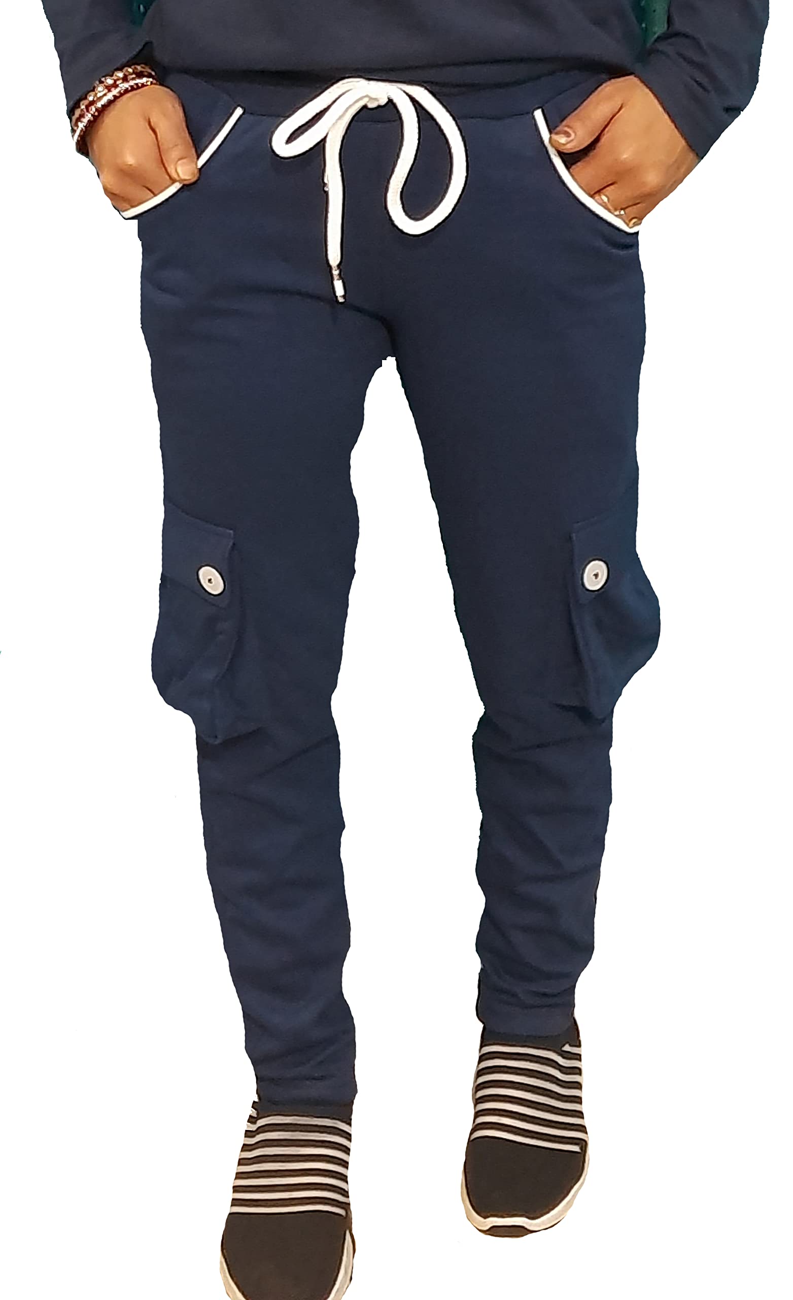 R.R.COLLECTIONWomen Track Pant with Multi Pocket