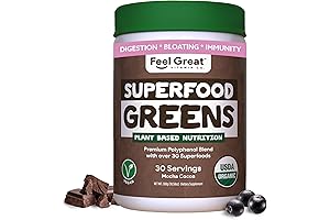 USDA Organic Super Greens Powder & Juice Mix