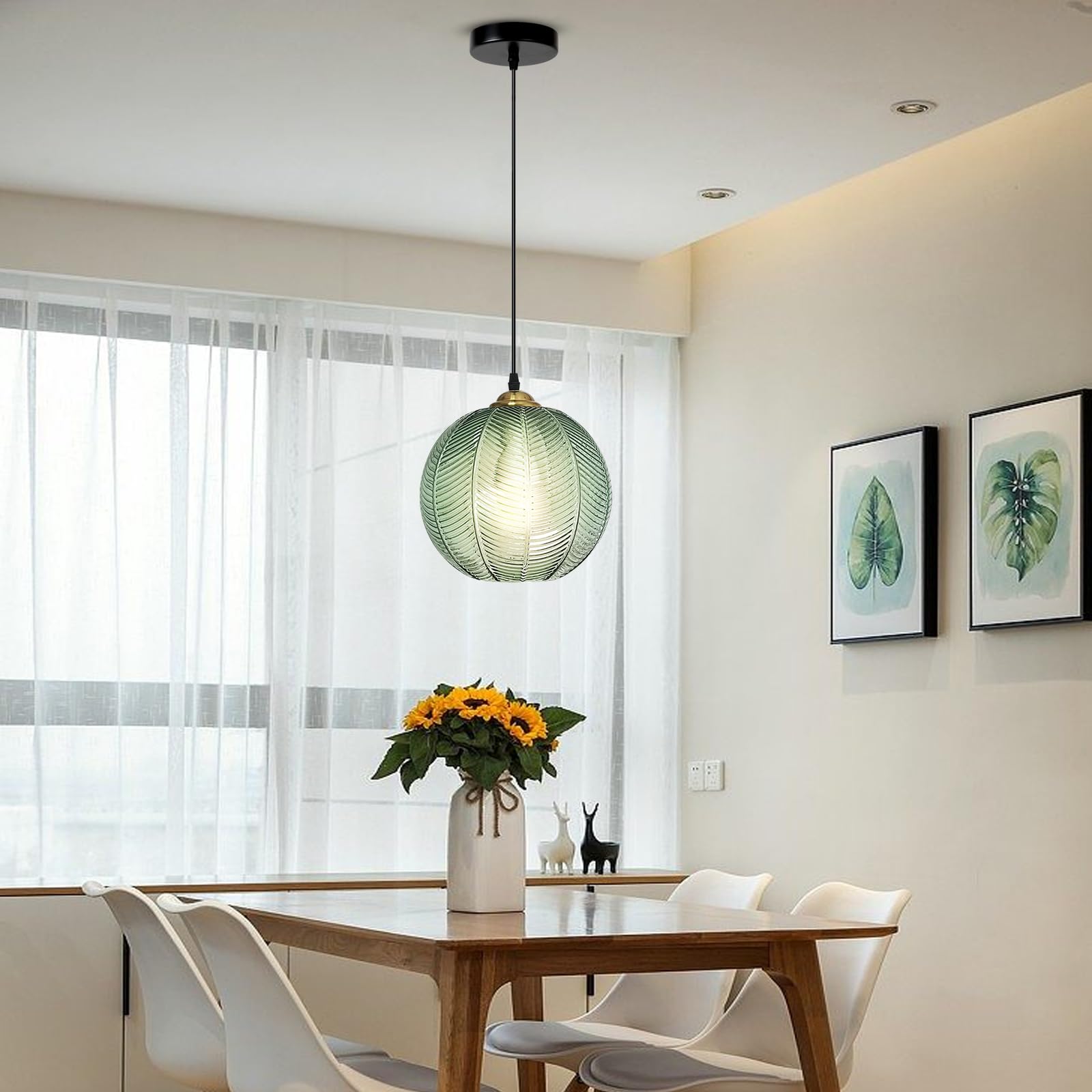 Mini Green Glass Pendant Lights — free download