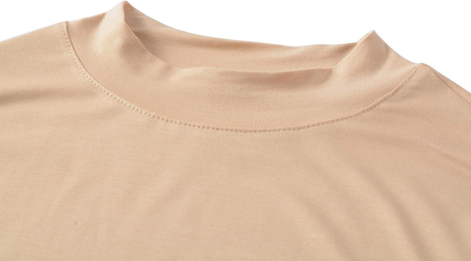 Women's Long Sleeve Slim Fit Turtleneck Basic Layering T-Shirt - Image 3