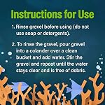 Glofish Aquarium Gravel, noir avec des points forts fluorescents, 5-Pound sac