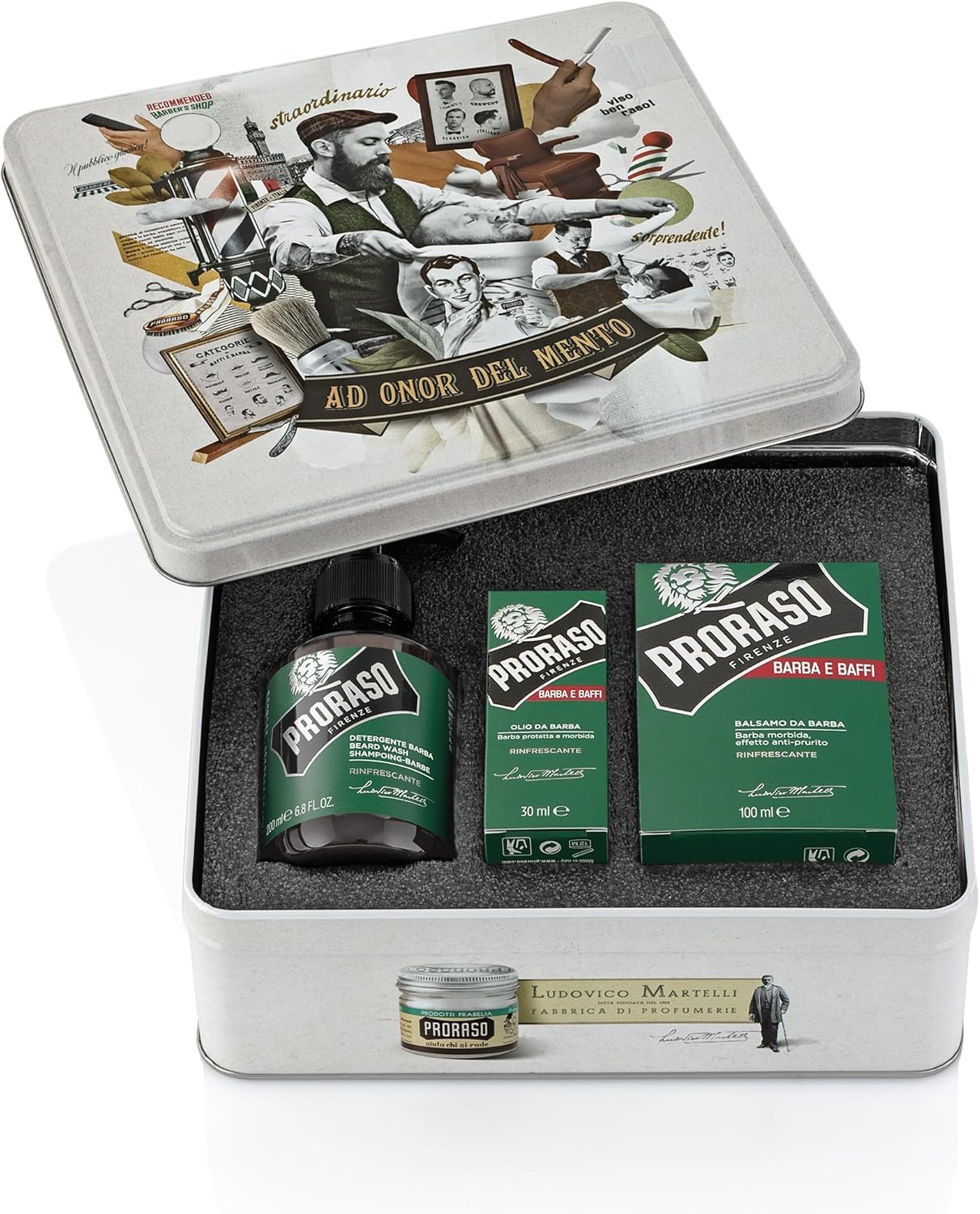 Proraso Lot de 3 barbes rafraîchissantes 8004395006939