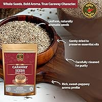 Vista 5 de Spice Magic Semillas de alcaravea I 7oz (200 g) I Semillas de alcaravea 100% naturales, perfectas para hornear pan de centeno, cocinar