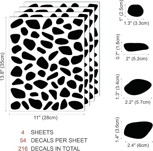 Vista 12 de Adhesivos de pared de vinilo de línea geométrica negra, despegar y pegar, líneas geométricas de Memphis Group, flecha, puntos, círculo, calcomanías