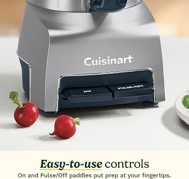 Cuisinart 5Cup Chop & Shred Food Processor, Compact Food Chopper, EasyStore Design, Silver FP-5