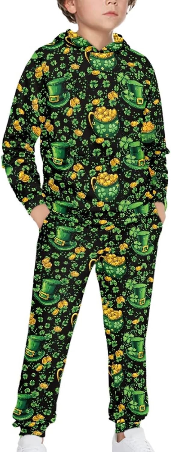 DISNIMO Hoodie and Sweat Pants for Boys Sweatshirt for Kids Clothing Sets Sweatsuits Set Girls Tracksuit Jogger Pants