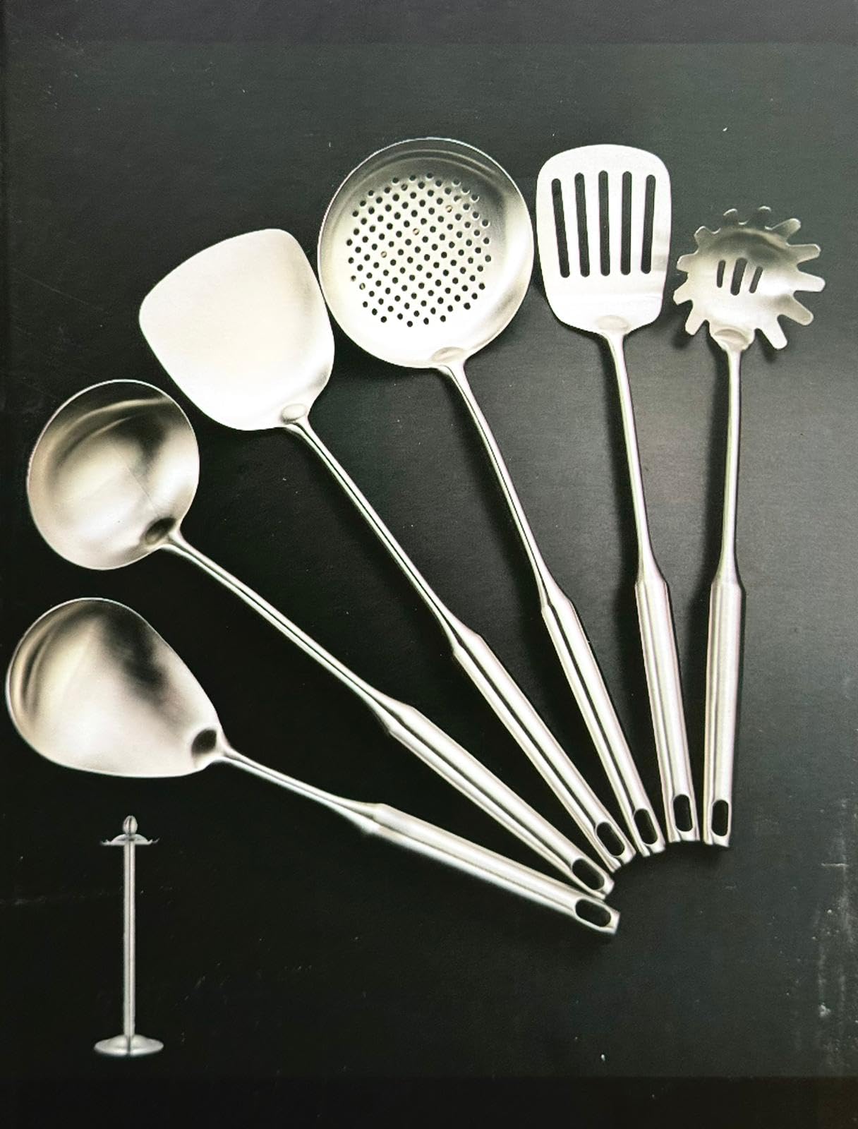 Mestolo in acciaio Inox , 18/10 (AISI304) , 8x34 cm - 0,12 Lt modello