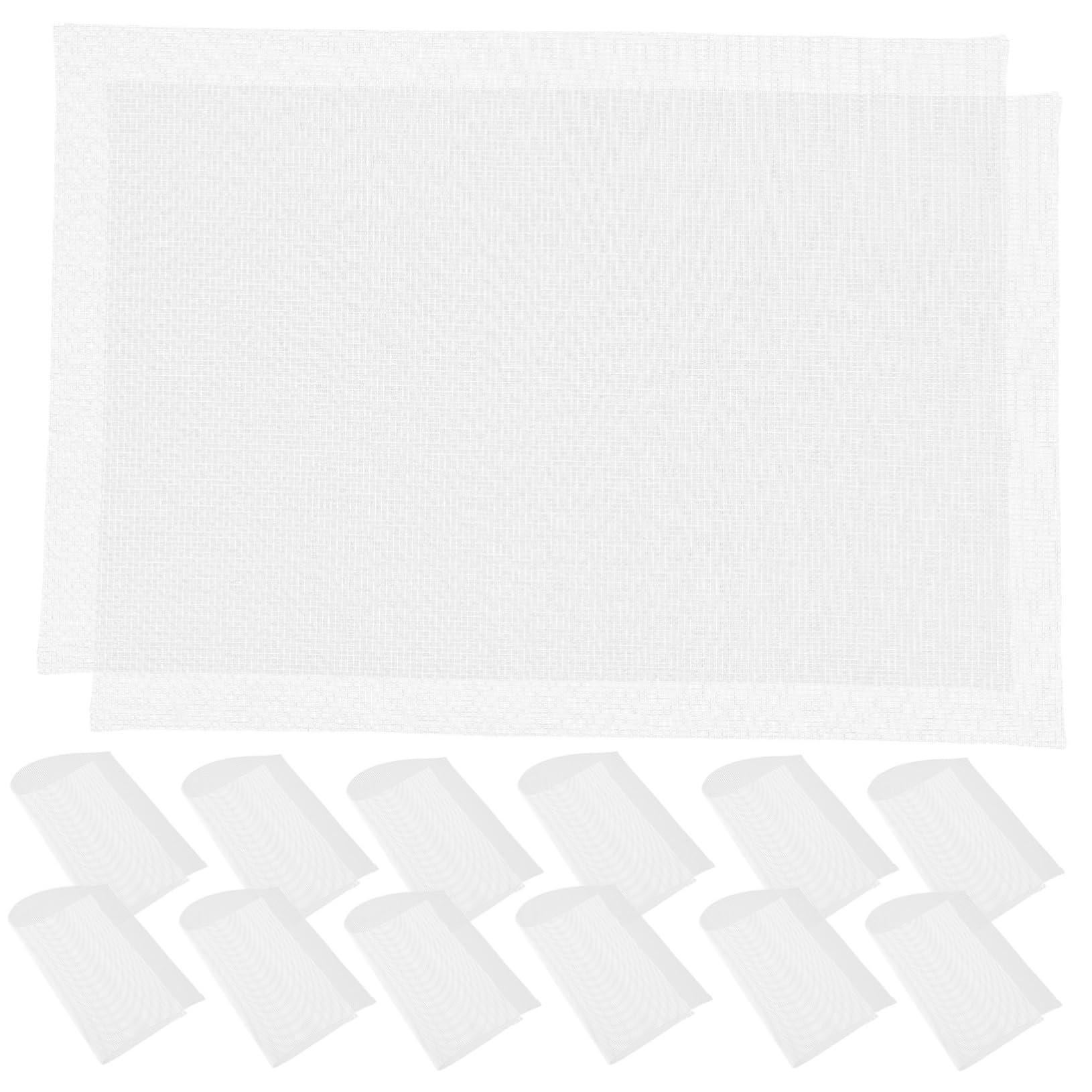 BESPORTBLE Anti-Leakage Mesh Mat 25pcs Mesh Pads for Plant Pots Bonsai Grid Drainage Flowerpot Base Pad