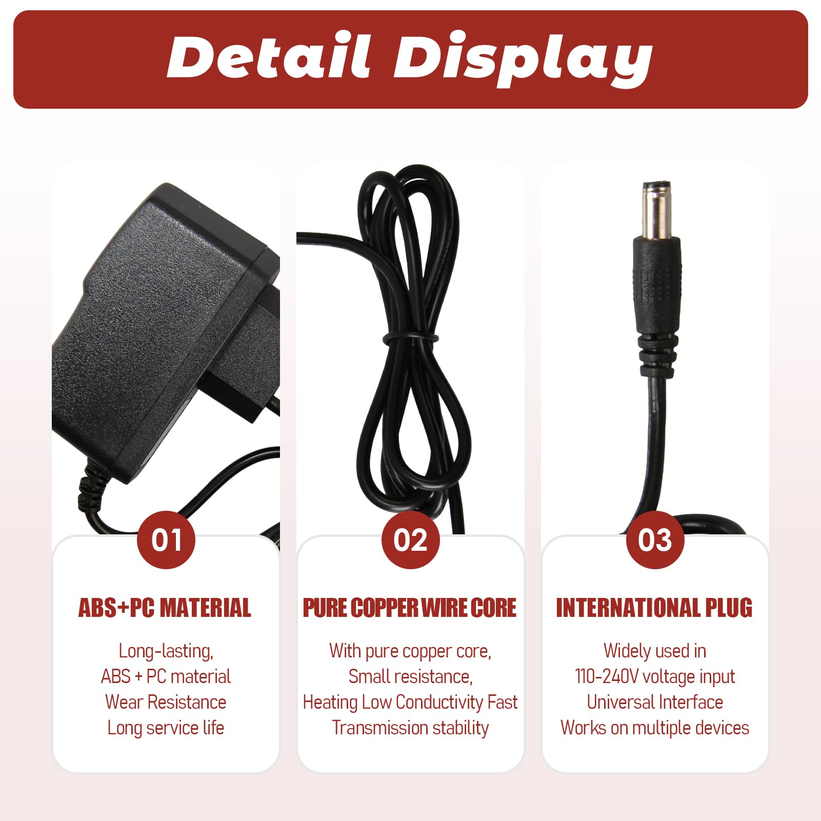12V 1A Chargeur Voiture Électrique Enfant, Chargeur Universel 12V de Batterie avec Voyant Lumineux pour ATV, SUV, Moto, Voiture Jouet Électrique, Quad Electrique 12V 1A Chargeur Voiture Électrique Enfant, Chargeur Universel 12V de Batterie avec Voyant Lumineux pour ATV, SUV, Moto, Voiture Jouet Électrique, Quad Electrique