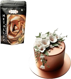 Confect Showstopper Copper Metallic Fondant | Edible Fondant For Cakes | Chefs Choice Fondants for Cake Decorating Cake | Vegan, Gluten-Free, Nut-Free, Palm Oil-Free – 8.8 Oz