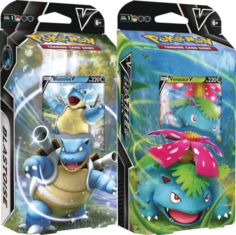 Generic Pokemon V Battle Decks Bundle Blastoise And Venusaur One 