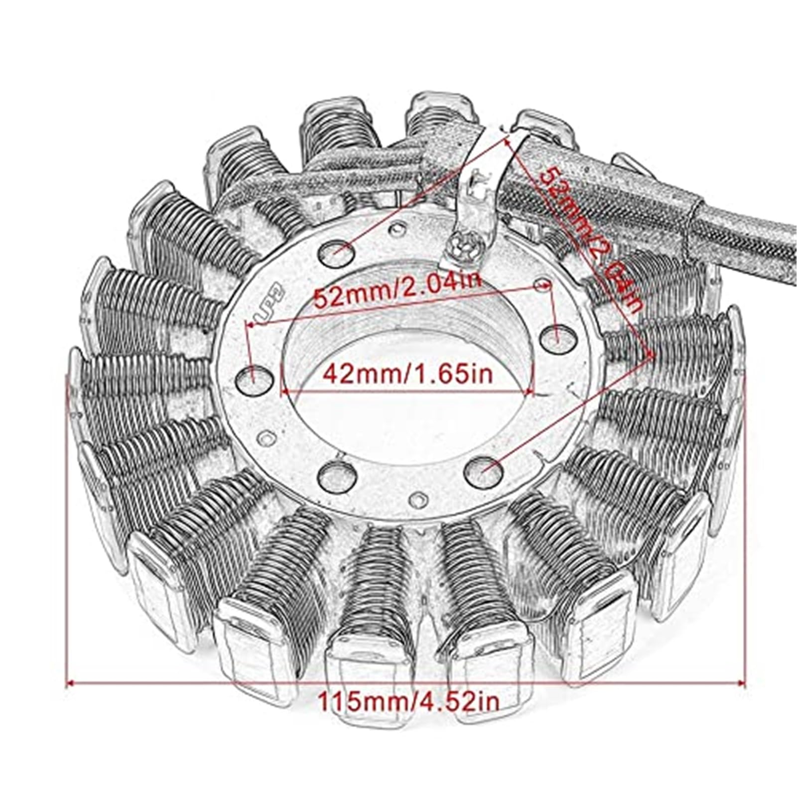 31120-MCW-D03 Generator zapłonu motocykla Magneto cewka stojana