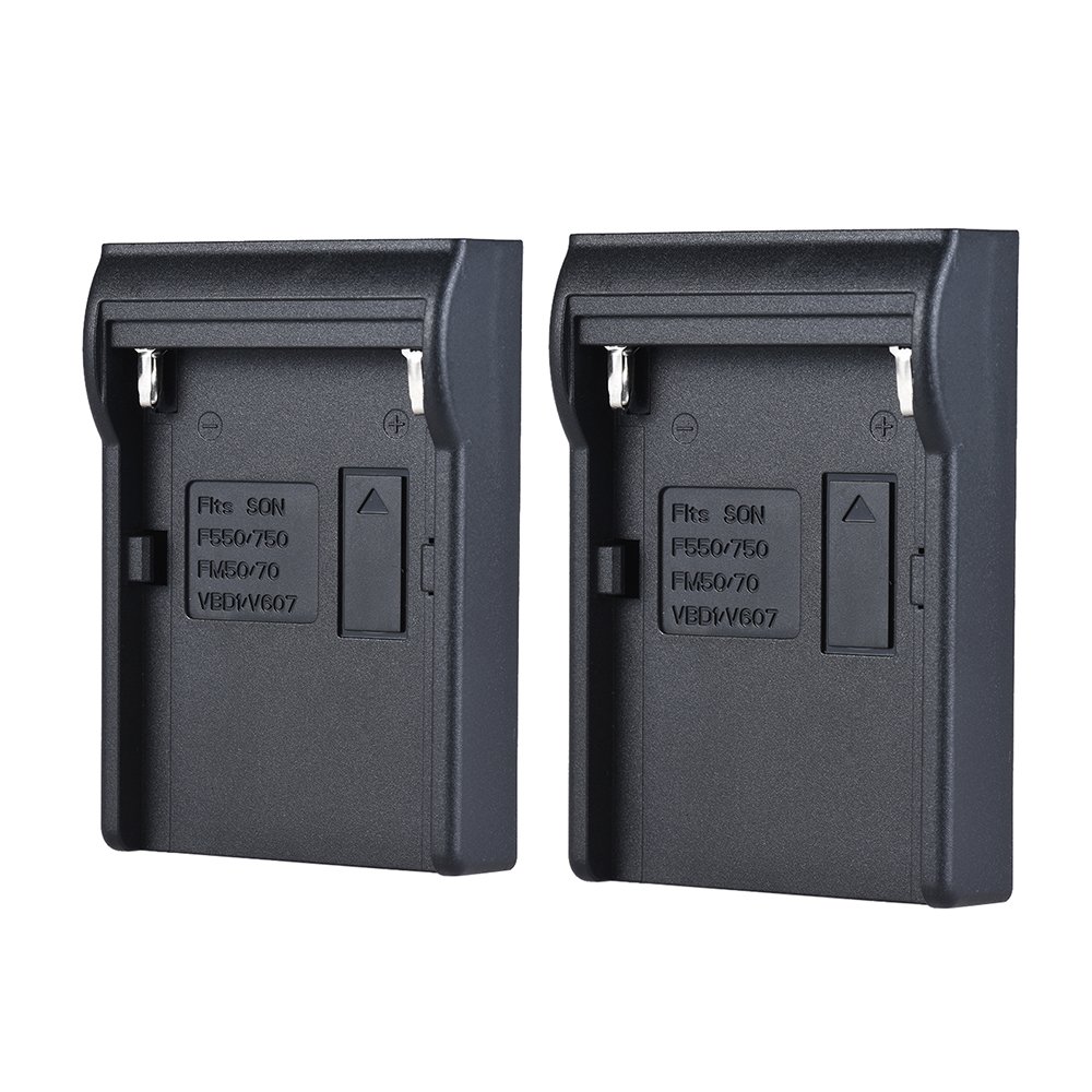 Andoer Piastra Batteria NP-F970 Per Caricatori Neewer/Andoer | 2 Pezzi | Compatibile Con Sony NP-F550/F750/F950/FM50/FM500H/QM71