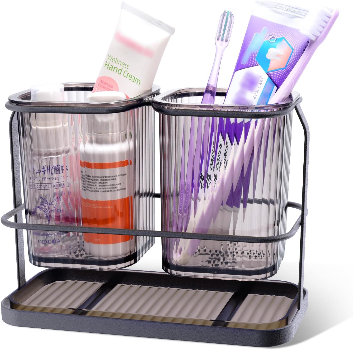 Amazon.com: KAERSI Toothbrush Holder Wall Mounted, Hanging Electric ...