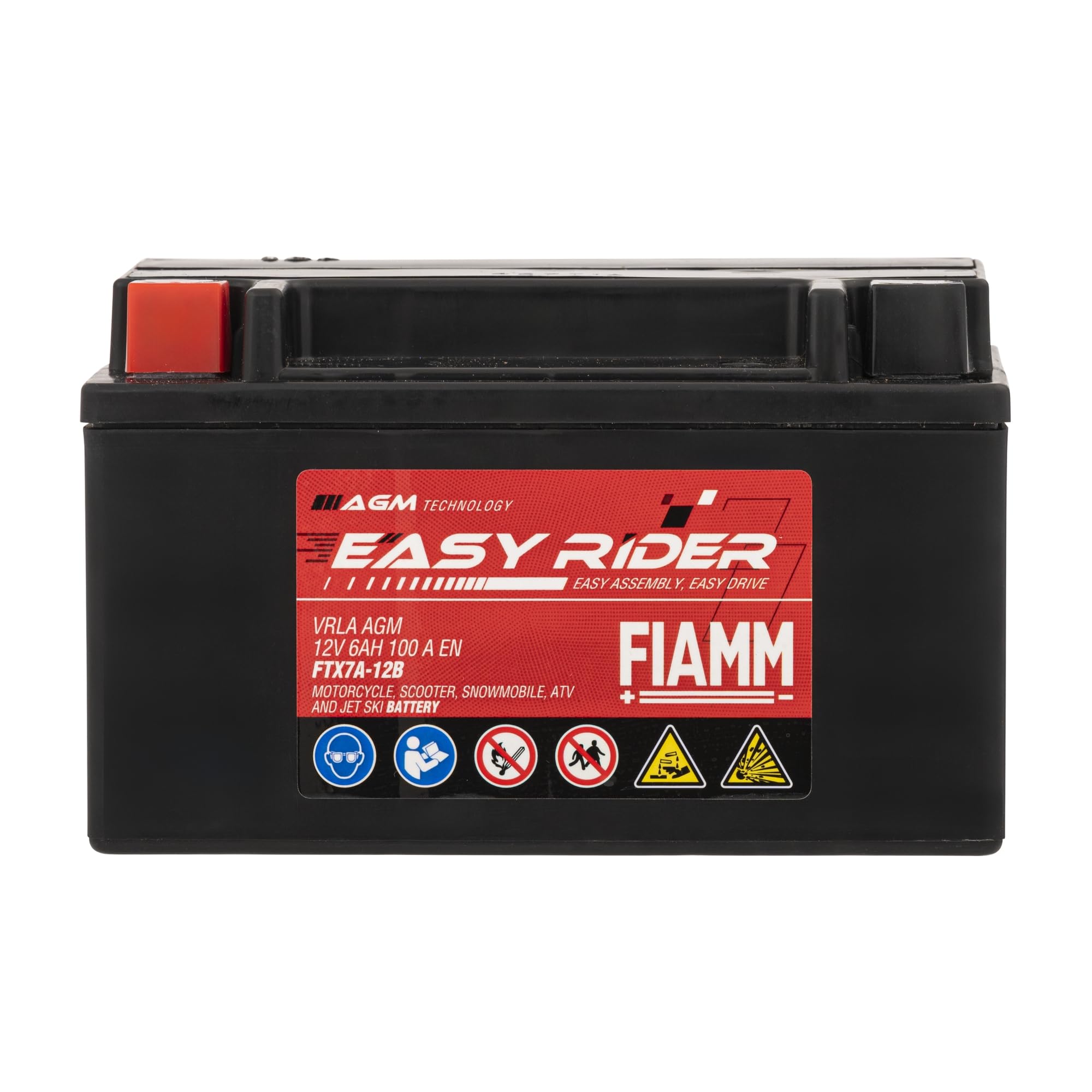 Fiamm Batteria FTX7A-12B 6AH 100A AGM Easy Rider