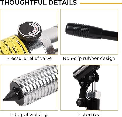 Miniatura 3 de Doppy Extractor de engranajes hidráulicos de 5 toneladas, separador de cubo de cojinete de 2 o 3 mordazas ajustable, para tirar de bujes,