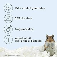 Vista 2 de Ropa de cama limpia y tierna para animal pequeño Kaytee, Blanco