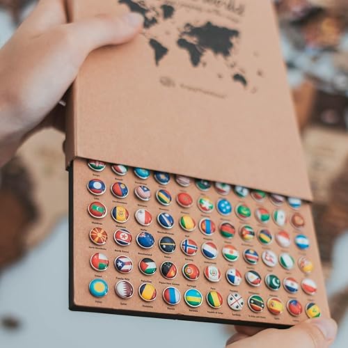 Miniatura 63 de Enjoy The Wood 3D Wood World Map Wall Art Large Wood Wall Décor Housewarming Gift Idea Wall Art World Travel Map For Home & Kitchen or Office