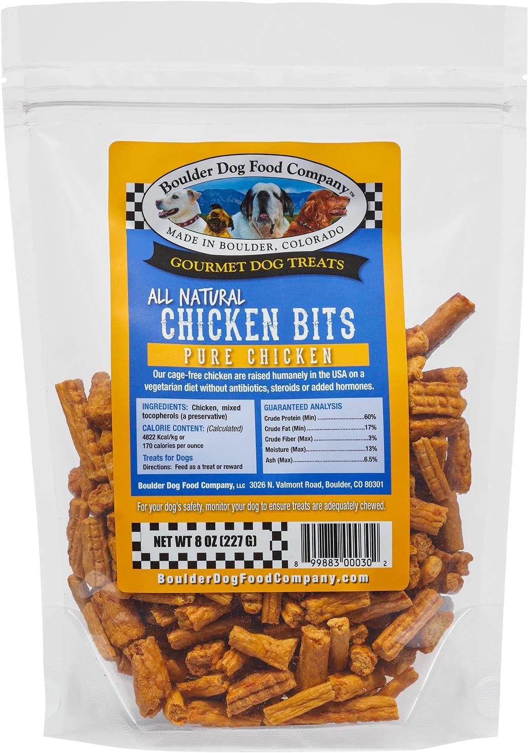 Bison Bits Grain Free Natural Dog Training Treats for Small to Large Breed - Low Calorie, High Value, Healthy Dog Treats for Small, Medium & Large Dogs (16oz)