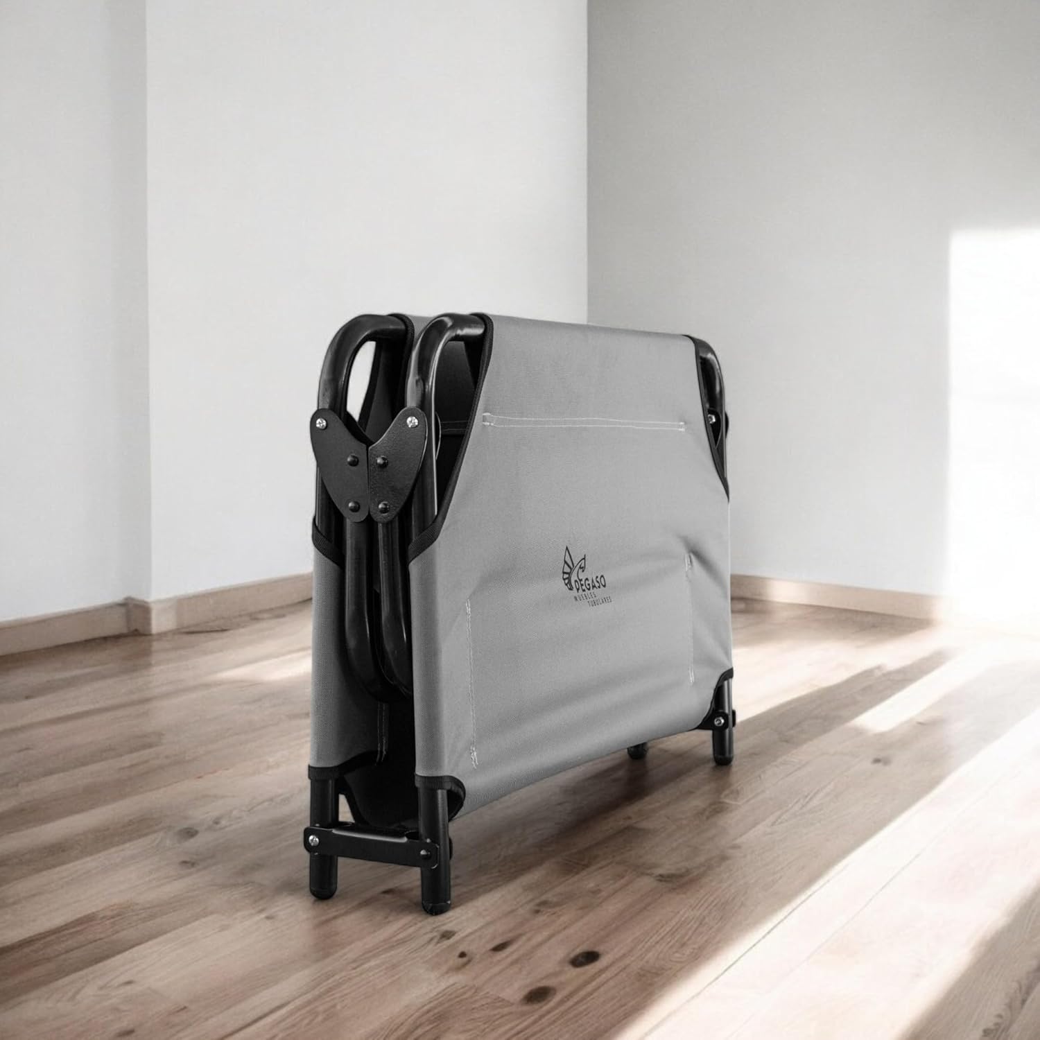 PEGASO Cot for Medium Breed, 78 x 59 x 22 cm, Holds up to 50 kg (Mod KM-MD) (KM-MD Grey)