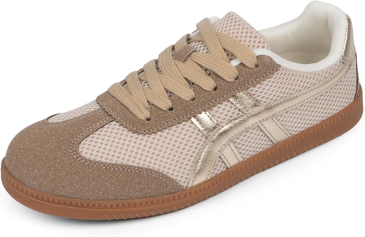 Casual Sneakers for Women Lace Up Tennis Shoes Non Slip Women's Fashion Sneakers, Trendy and Comfortable