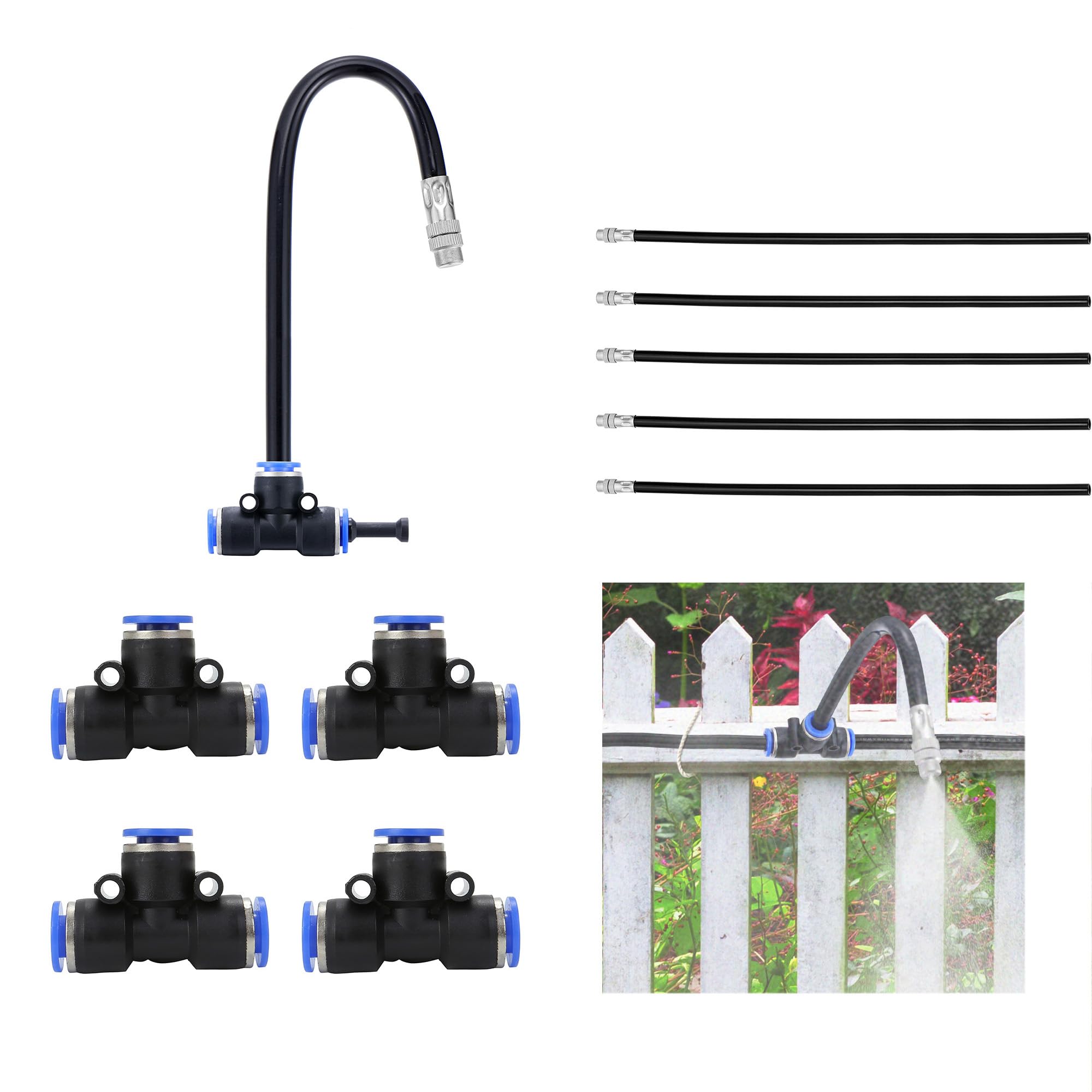 Accessoires de jardin et de serres Lpraer avec buse en laiton de 30 cm durable