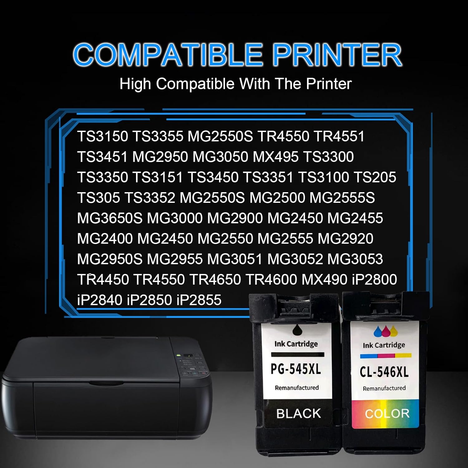 Cartucho De Tinta Original Canon PG-545 XL + CL-546 XL Pack 2 Unidades