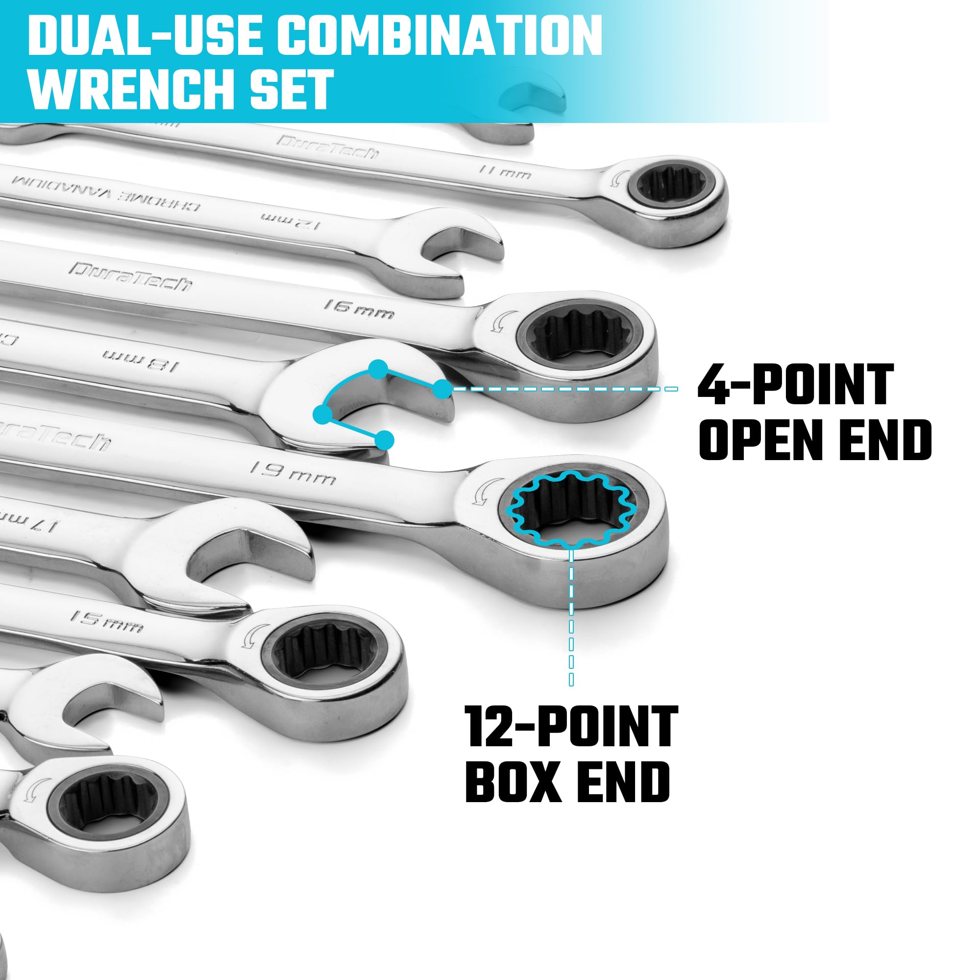 Set Chiavi A Bussola 53 Pezzi - Con Cricchetto Reversibile | Per Auto E Fai Da Te - Foto 3