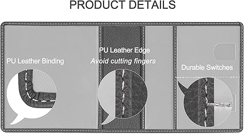 Miniatura 11 de Soporte para registro y seguro de automóvil, de piel sintética de alta calidad, organizador de automóvil, para hombres y mujeres, cartera