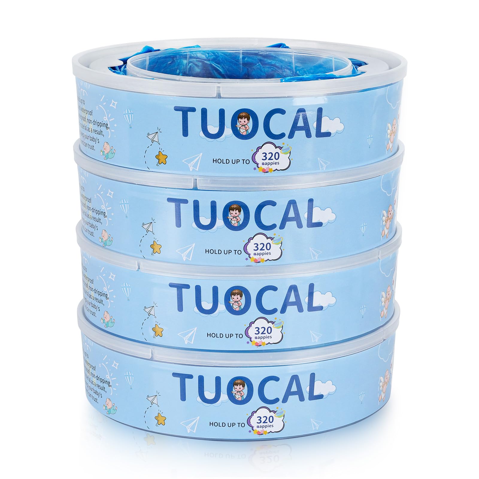 Tuocal Nappy Bin Refill Cassettes