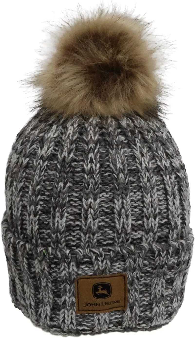 John Deere Women's CH Cuffed Knit Patch Beanie - LP88254
