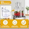 Kit de tazón de trabajo para procesador de alimentos DLC-005AGTXT1, tazón de trabajo DLC-005AGTX y tapa de tazón de trabajo DFP-14NWBCT1 compatible con todos los modelos Cuisinart DFP-14 7