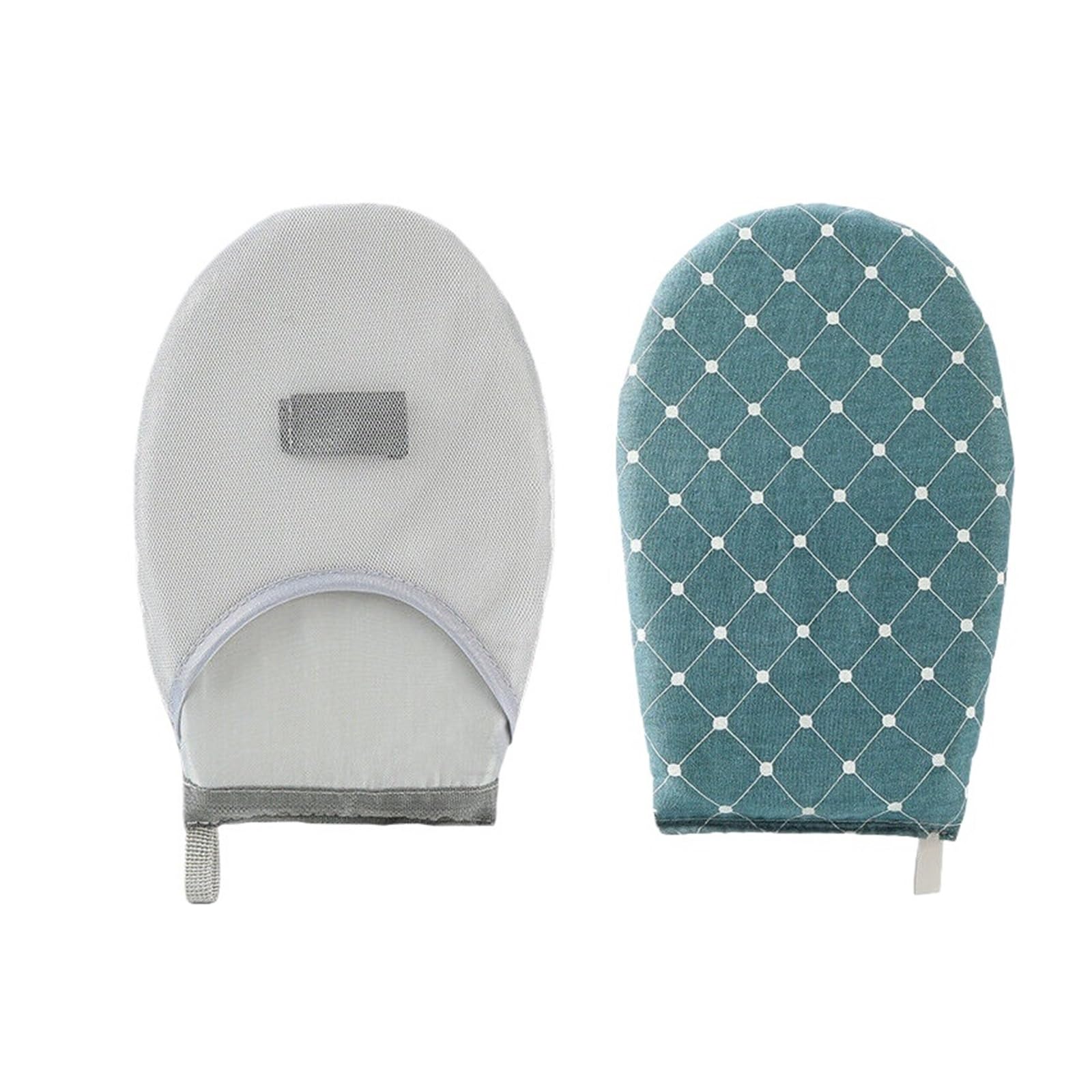 Steamer Ironing Glove New Handheld Mini Heat Resistant Ironing Pad Board Iron Cover Heat-resistant Stain Garment Steamer Gloves(Blue)