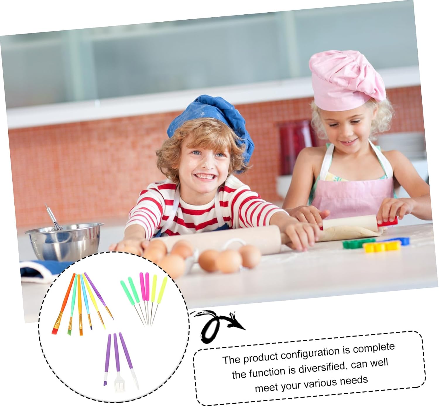 Ciieeo 2sets Cake Decorating Pens Set Fondant Carving Tools for Creative Dessert Design for Baking Projects and Family Fun
