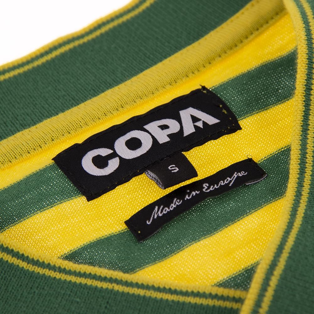 Copa - Brasil 1984 - Camiseta de Fútbol Retro - Hombre - Amarilla
