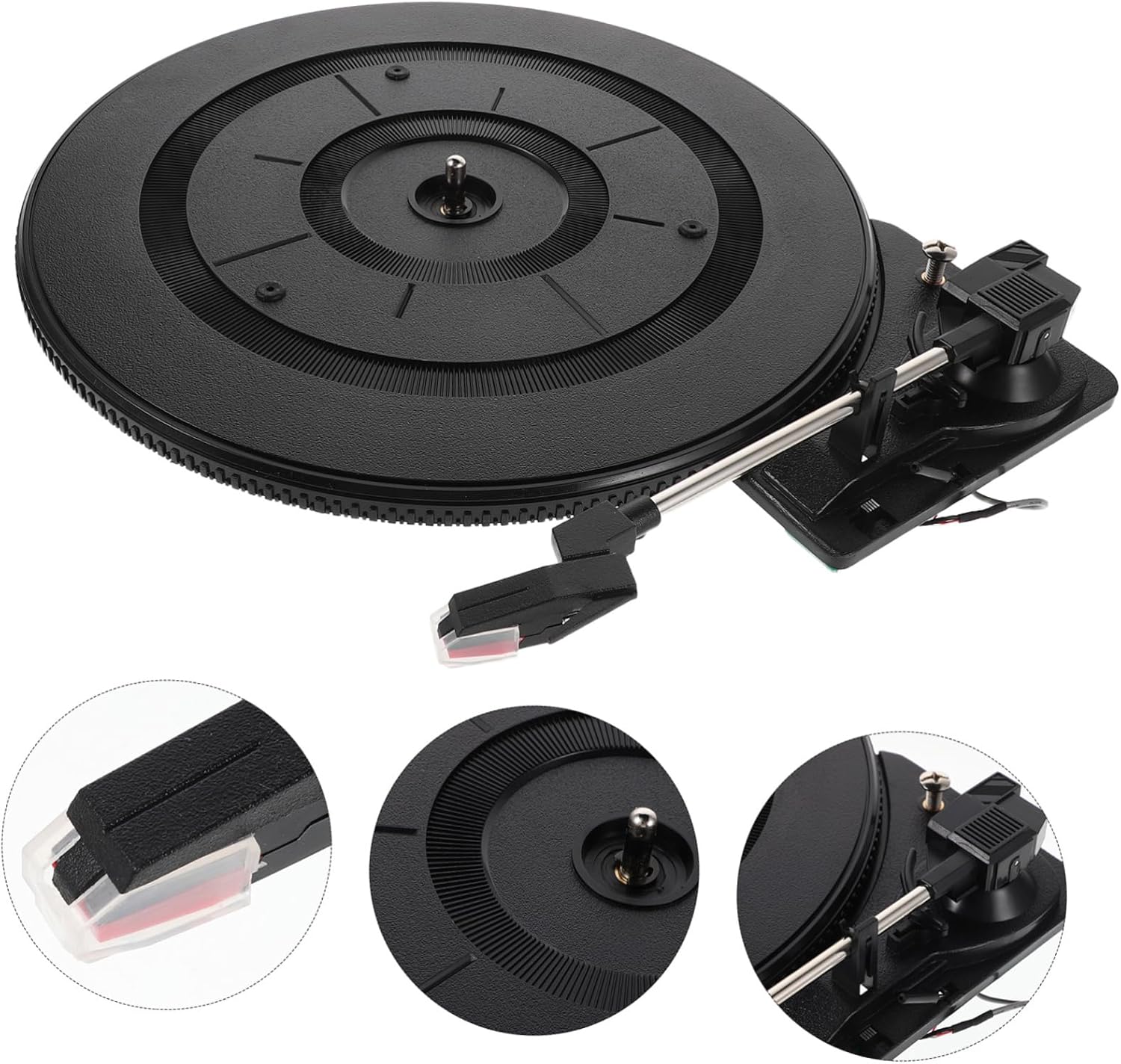 Retro Turntable Phonograph Player: Large Gramophone Movement Sound for Home Decor and Music Enthusiasts