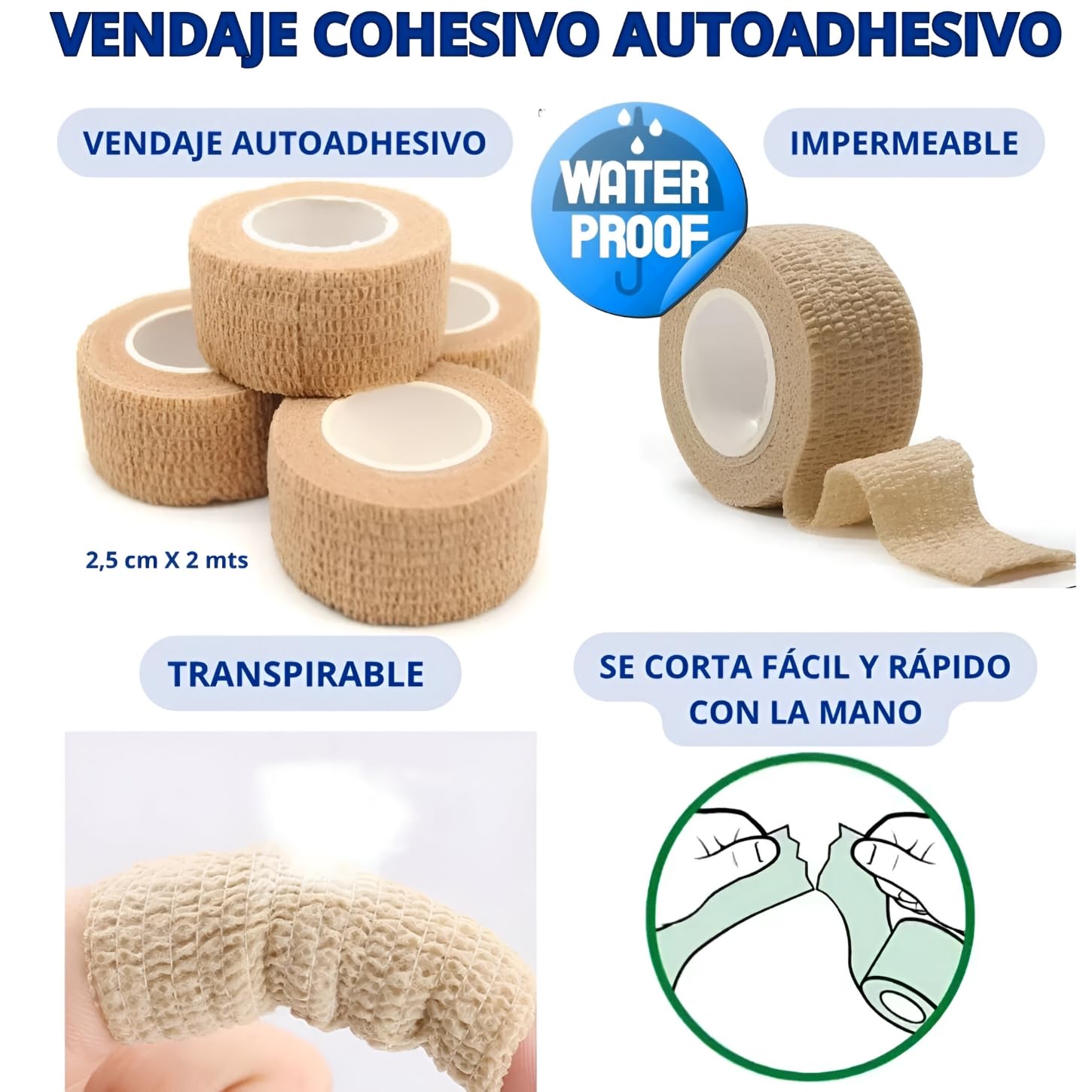 Botiquín de Primeros Auxilios 96 Piezas - Kit de Seguridad para Coche con Martillo Emergencia y Cortador de Cinturón - Estuche Rígido Impermeable