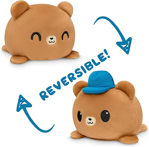 Miniatura 3 de TeeTurtle - El oso de peluche reversible original para el día del padre, sombrero de papá, lindos animales de peluche sensoriales que muestran tu