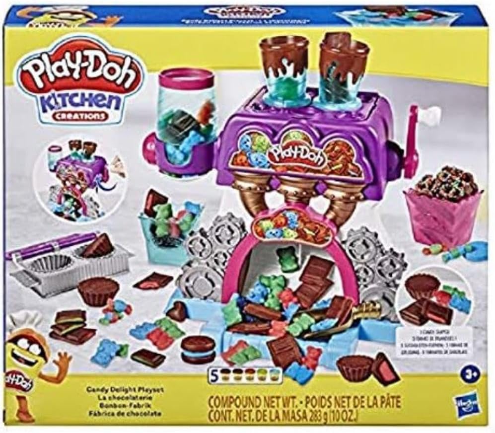 Play-Doh Kitchen Creations - Juego de dulces para niños de 3 años en adelante con 5 latas no tóxico