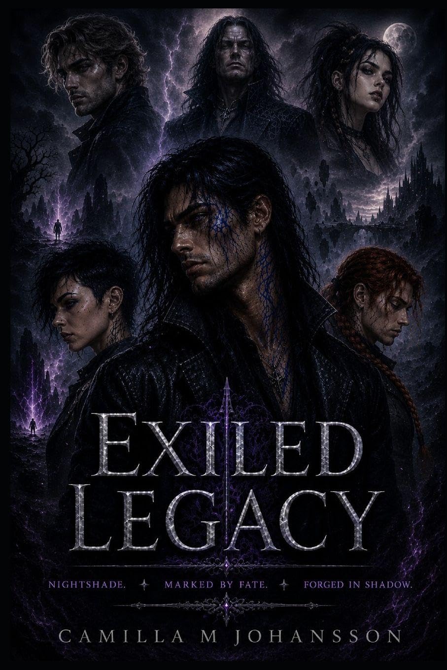 Exiled Legacy: Nightshade. Marked by Fate. Forged in Shadow.