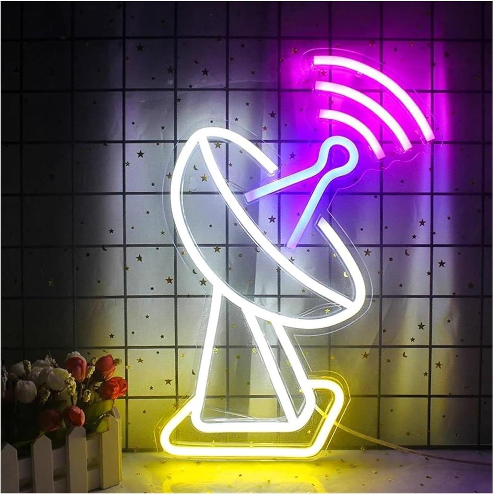 Zynther Neon lamp for neon lamp loanword Cool Fighter Shaped for Sign