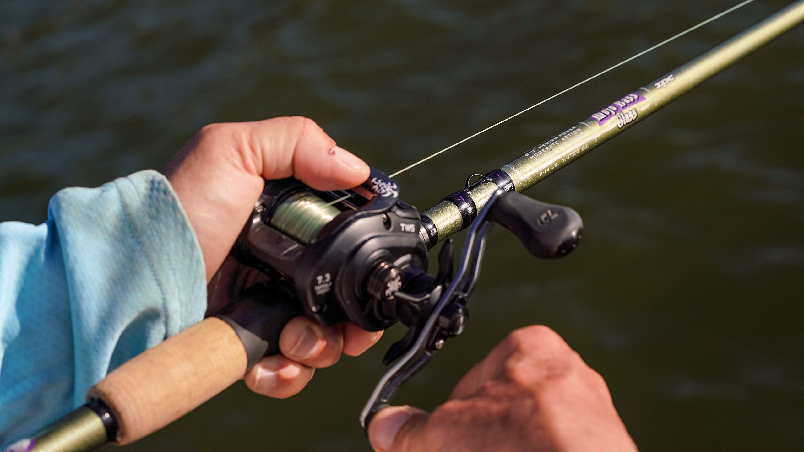 St. Croix MGS72MM Mojo Bass Glass Spinning Fishing Rod with IPC Technology, 7-feet 2-inches, Mojo Green Metallic : Buy Online at Best Price in KSA