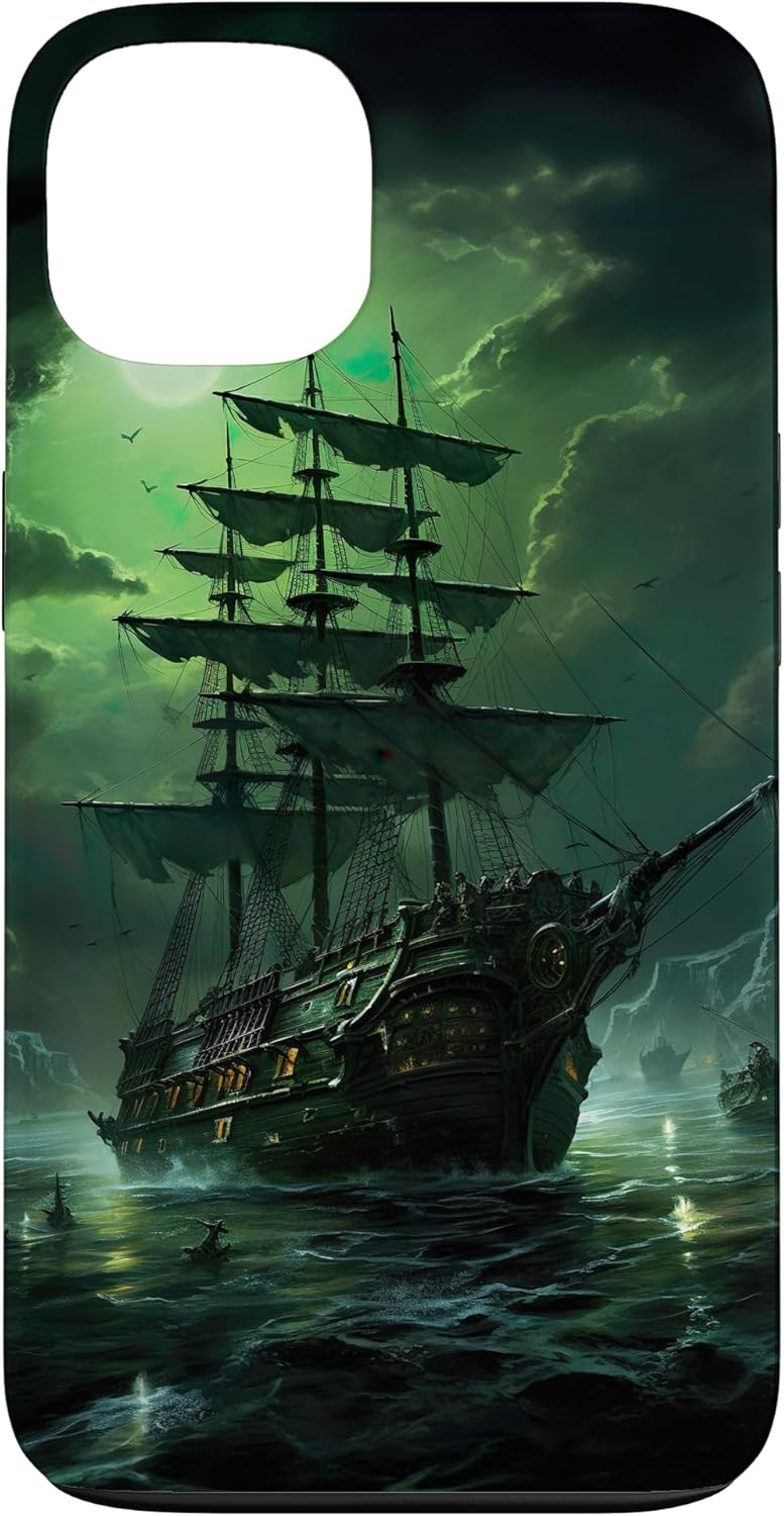 Pirate Ship Moonlit Case for iPhone 12 mini