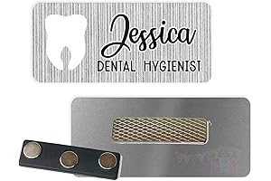 Personalized Dental Tooth Magnetic Name Tags