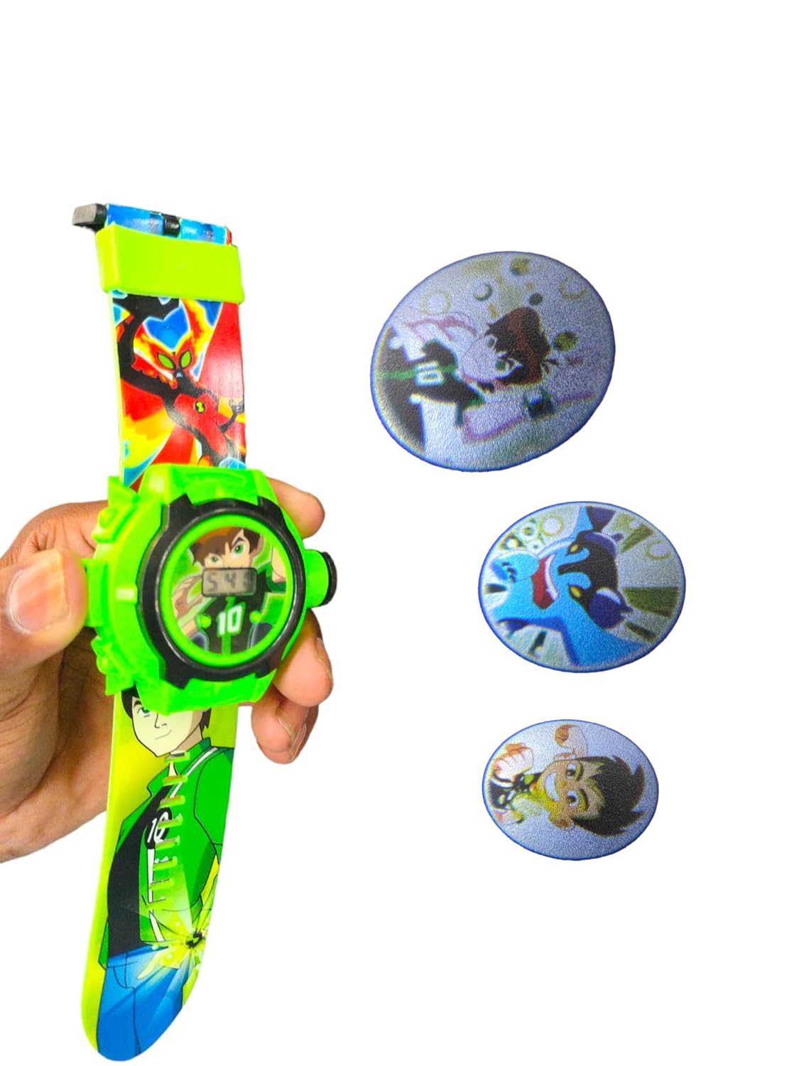 Ben10 Projector Watch for Kids | 24 Image Projection Digital Wrist Watch | Cartoon Character Watch for Boys & Girls | Fun Learning Toy Gift for Kids Ben10 Projector Watch for Kids | 24 Image Projection Digital Wrist Watch | Cartoon Character Watch for Boys & Girls | Fun Learning Toy Gift for Kids
