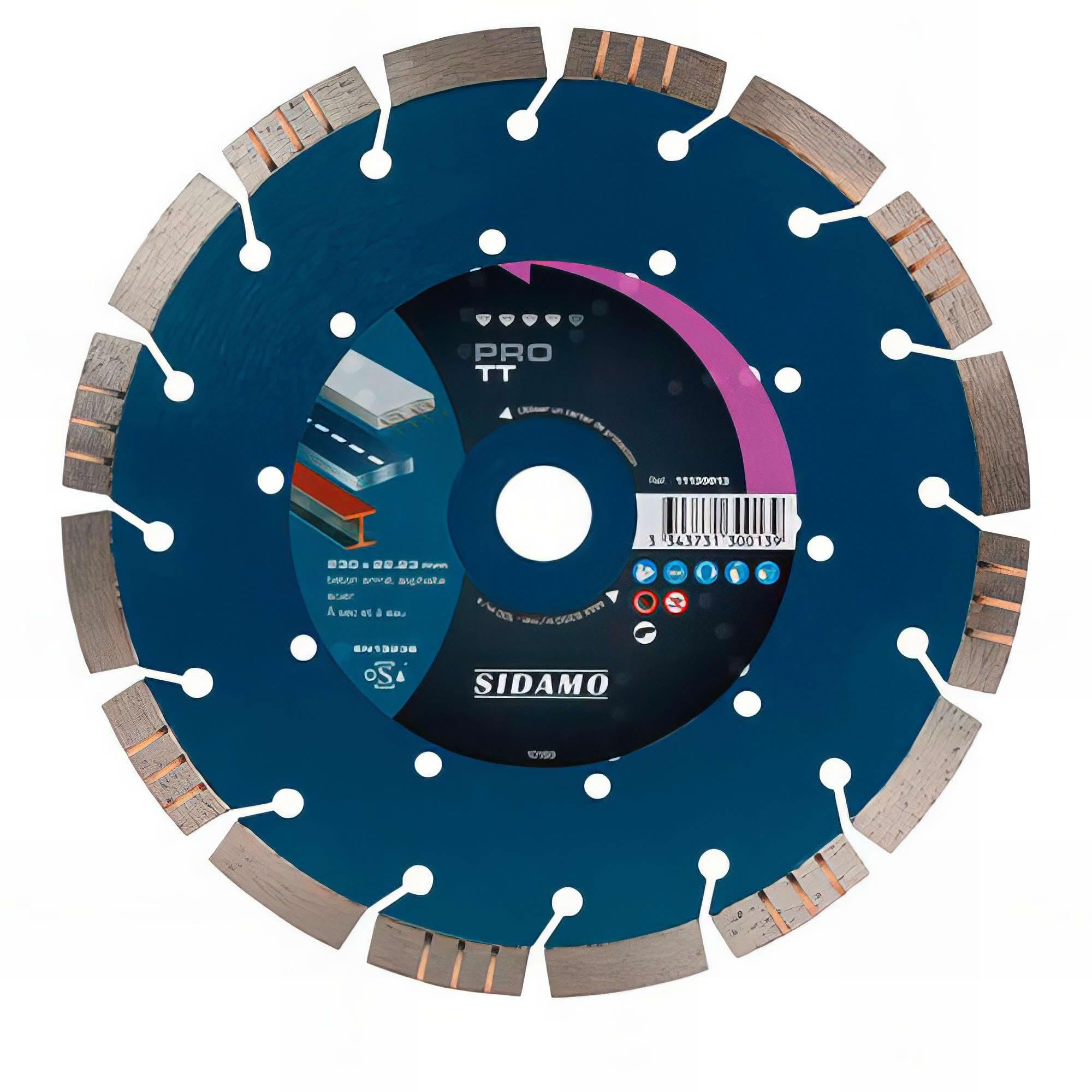Sidamo – Disco diamante Pro TT D. 230 x 22,23 x H 12 mm combinada – 11130013 – Sidamo